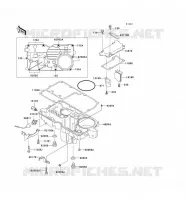 BREATHER COVER   OIL PAN voor Kawasaki ZZR1100 1996