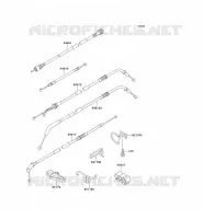 CABLES voor Kawasaki ZZR1100 1996