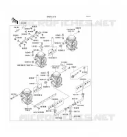 CARBURETOR voor Kawasaki ZZR1100 1996