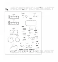 GASKET SET voor Kawasaki ZZR1100 1996