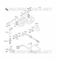 IGNITION SYSTEM voor Kawasaki ZZR1100 1996