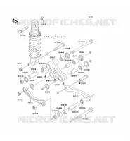 REAR SUSPENSION voor Kawasaki ZZR1100 1996
