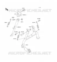 STAND voor Kawasaki ZZR1100 1996