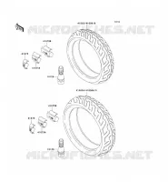 TIRES voor Kawasaki ZZR1100 1996