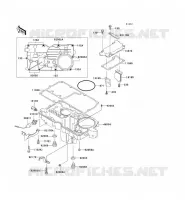 BREATHER COVER   OIL PAN voor Kawasaki ZZR1100 1996