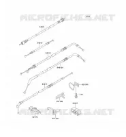 CABLES voor Kawasaki ZZR1100 1996