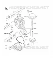 CARBURETOR PARTS voor Kawasaki ZZR1100 1996