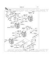 CARBURETOR voor Kawasaki ZZR1100 1996