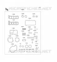 GASKET SET voor Kawasaki ZZR1100 1996