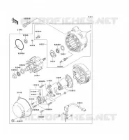 GENERATOR voor Kawasaki ZZR1100 1996
