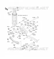 REAR SUSPENSION voor Kawasaki ZZR1100 1996