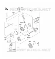 STARTER MOTOR voor Kawasaki ZZR1100 1996