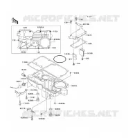 BREATHER COVER   OIL PAN voor Kawasaki ZZR1100 1996
