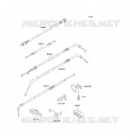 CABLES voor Kawasaki ZZR1100 1996