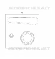 CHAIN KIT voor Kawasaki ZZR1100 1996