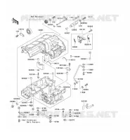CRANKCASE(S) voor Kawasaki ZZR1100 1996