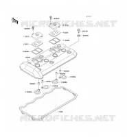 CYLINDER HEAD COVER voor Kawasaki ZZR1100 1996