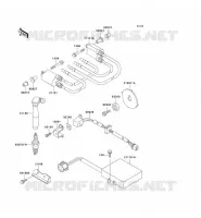 IGNITION SYSTEM voor Kawasaki ZZR1100 1996