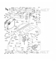 RADIATOR voor Kawasaki ZZR1100 1996