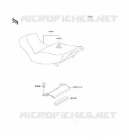 SEAT voor Kawasaki ZZR1100 1996