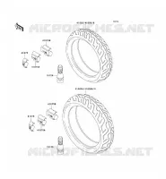 TIRES voor Kawasaki ZZR1100 1996