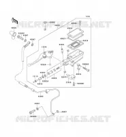 CLUTCH MASTER CYLINDER voor Kawasaki ZZR1100 1996