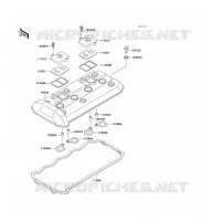 CYLINDER HEAD COVER voor Kawasaki ZZR1100 1996