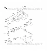 IGNITION SYSTEM voor Kawasaki ZZR1100 1996