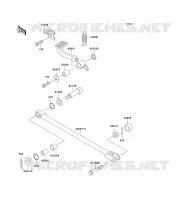 BRAKE PEDAL   TORK LINK voor Kawasaki ZZR1100 1996