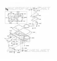 BREATHER COVER   OIL PAN voor Kawasaki ZZR1100 1996