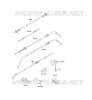 CABLES voor Kawasaki ZZR1100 1996