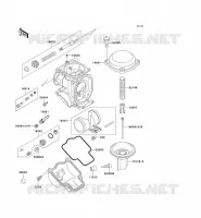 CARBURETOR PARTS voor Kawasaki ZZR1100 1996