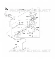 CLUTCH MASTER CYLINDER voor Kawasaki ZZR1100 1996