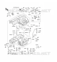 CRANKCASE(S) voor Kawasaki ZZR1100 1996
