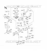 FRONT MASTER CYLINDER voor Kawasaki ZZR1100 1996