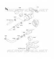 FUEL PUMP voor Kawasaki ZZR1100 1996