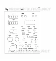 GASKET SET voor Kawasaki ZZR1100 1996