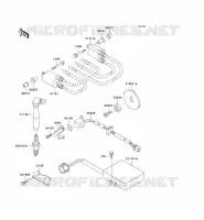 IGNITION SYSTEM voor Kawasaki ZZR1100 1996