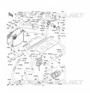 RADIATOR voor Kawasaki ZZR1100 1996