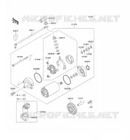 STARTER MOTOR voor Kawasaki ZZR1100 1996