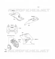STICKER(RED) voor Kawasaki ZZR1100 1996