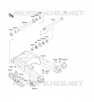 SWINGARM voor Kawasaki ZZR1100 1996