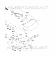 TAILIGHT(S) voor Kawasaki ZZR1100 1996