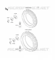 TIRES voor Kawasaki ZZR1100 1996