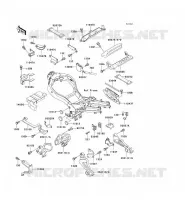 BATTERY BRACKET voor Kawasaki ZZR1100 1996