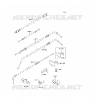 CABLES voor Kawasaki ZZR1100 1996