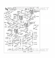 CARBURETOR voor Kawasaki ZZR1100 1996
