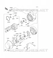 GENERATOR voor Kawasaki ZZR1100 1996