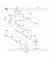 INDICATORS voor Kawasaki ZZR1100 1996