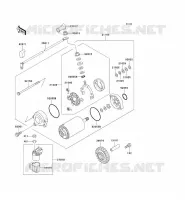STARTER MOTOR voor Kawasaki ZZR1100 1996